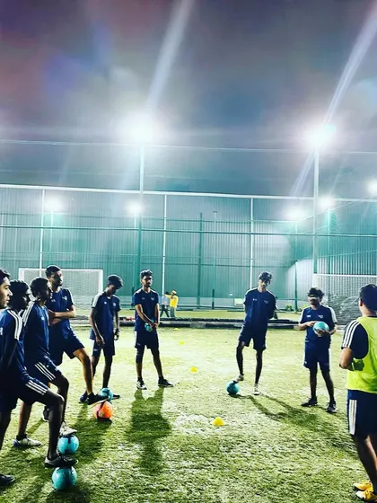 More images showcasing our dedicated coaching team during their own training sessions, meetings, and practice games.