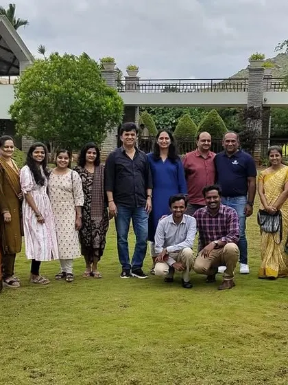 Our team of doctors gathered for a Continuing Medical Education (CME) session on Ayurvedic dermatology. We are committed to constant learning and enhancing our clinical skills to provide the best possible care.