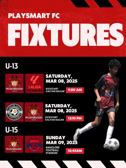 An exciting weekend of fixtures for our U-13 and U-15 teams in the YPL. We are ready for the challenge.