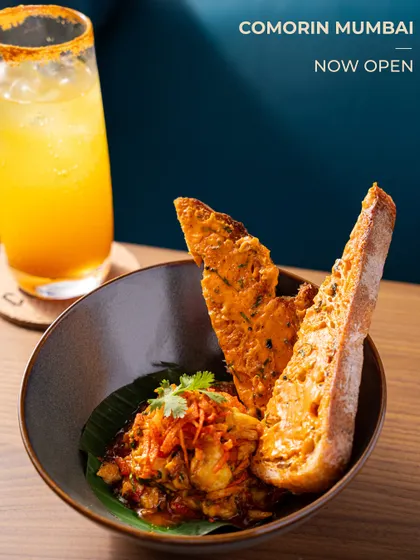 Doors open! Comorin is now serving Mumbai. A look at one of our signature dishes, ready to be enjoyed.