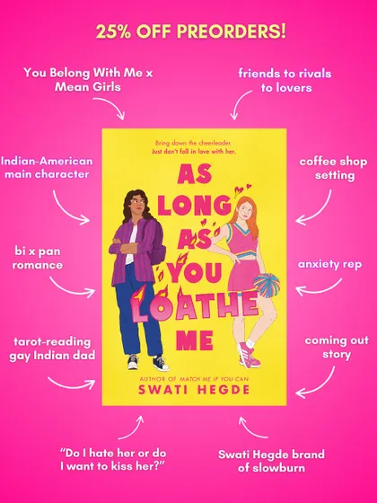Announcing a special 25% off preorder sale at Barnes & Noble for *As Long as You Loathe Me*. It's a great chance to grab my sapphic YA romance inspired by *Mean Girls* and "You Belong With Me."