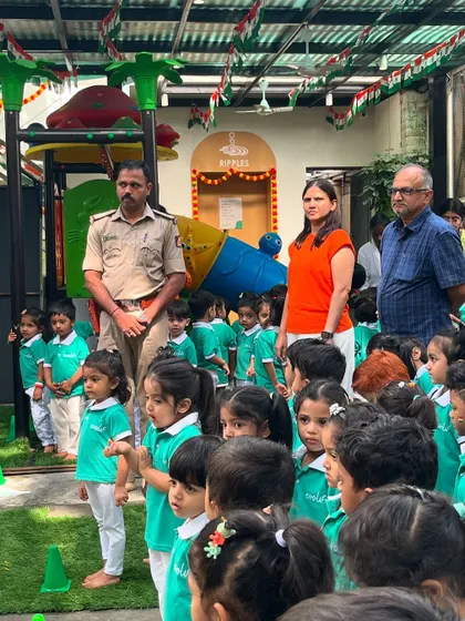 A glimpse into our festive celebrations, including Independence Day, Janmashtami, Ganesh Chaturthi, Diwali, and Christmas. Children participate in flag hoisting, dress in traditional attire, create festive crafts, and learn the significance of each occasion, fostering a deep appreciation for our diverse culture.
