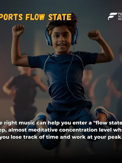 The right music can help you enter a "flow state" of deep concentration. Our programs help students find the music that works for them, unlocking peak performance.