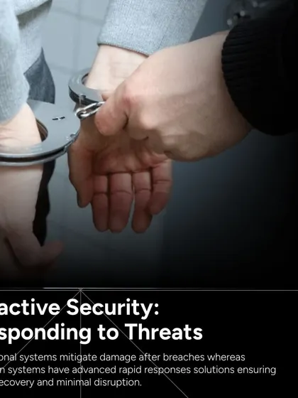 Reactive security is about responding to threats and mitigating damage after a breach. While necessary, our goal is to move beyond this and prevent the breach from ever happening.