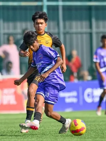 An intense moment of action from the DPDL finals.