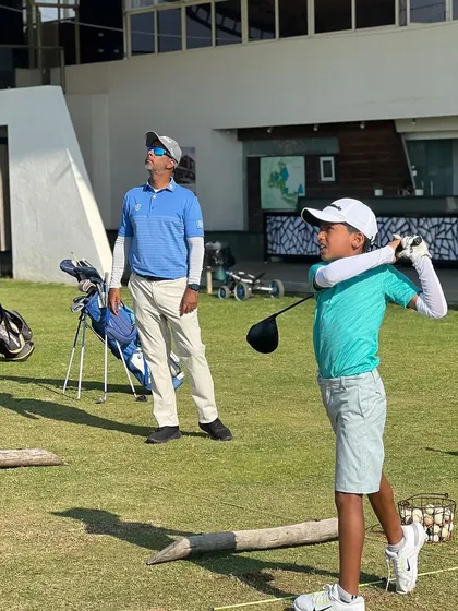When new young players join us, we focus on building a strong foundation by educating, not just instructing. We empower them with the knowledge to improve, as seen here with Coach Madhusudan working with a talented 9-year-old.