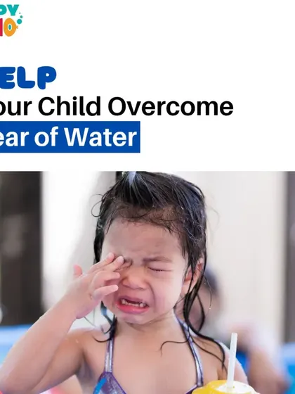 It's very common for children to have a fear of water. My approach is always gentle and patient. This image shows a child who is feeling overwhelmed, and my goal is to help them conquer that fear step by step.