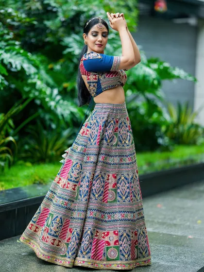 A joyful, dancing pose that brings energy to the photoshoot. Capturing movement like this makes the clothing feel alive and wearable.