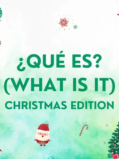 A fun Christmas edition of our "What is it?" quiz in Spanish. Test your festive vocabulary.