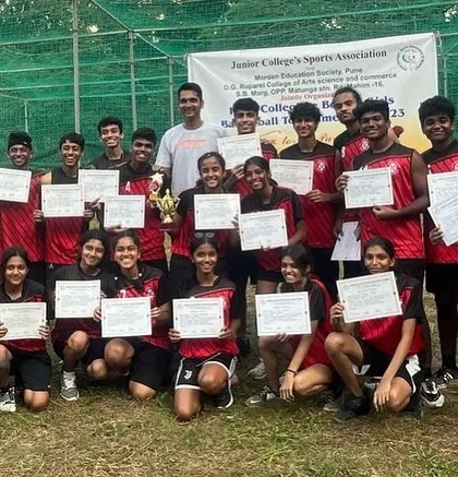 Both the boys' and girls' teams from St. Andrews College celebrating their success at the tournament.