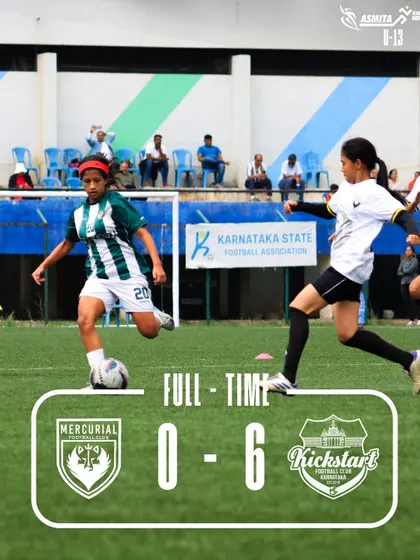 On the road to the finals. A graphic announcing our U13 Titans' dominant 6-0 win in the Asmitha Cup, securing their spot in the semifinals.