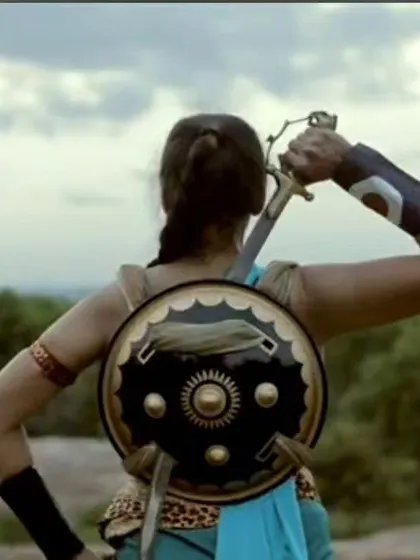 This still is from our short film 'Vishpala', a story from the Rig Veda. The production combined dance with the martial art of Kalaripayattu to tell a story of a warrior queen.