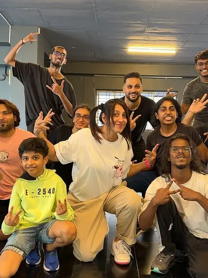 The vibe after a killer class. This is my crew, my peeps, and I'm happiest when we are all on the dance floor together.