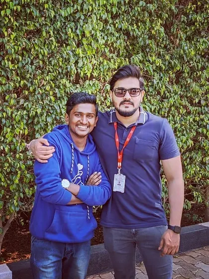 With RJ Mahi from Red FM Hubli. He has been a great guide and supporter in my journey, and I am very thankful for his encouraging words.