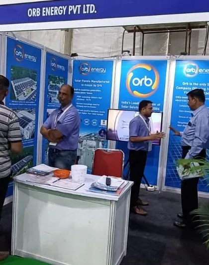 Our team at the Dairy Industry Expo 2022 in Pune, explaining how our rooftop solar systems and unique financing can help make dairy businesses more profitable.