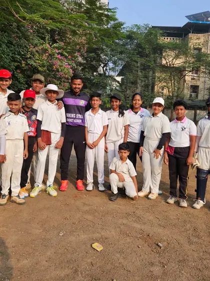 Our junior team, featuring a mix of talented boys and girls, getting ready for action. We believe in providing equal opportunities for all our young players.