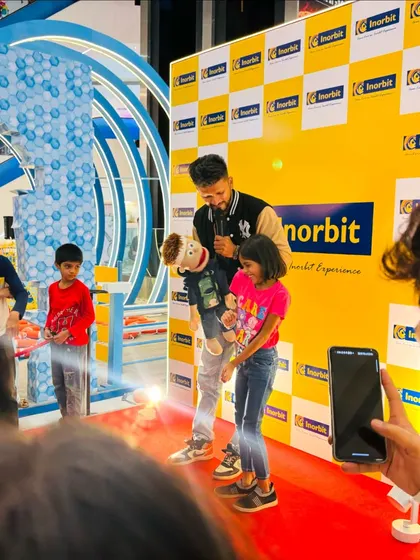 Another great interaction during our mall activation. These events are perfect for brands looking to engage directly with families and kids.