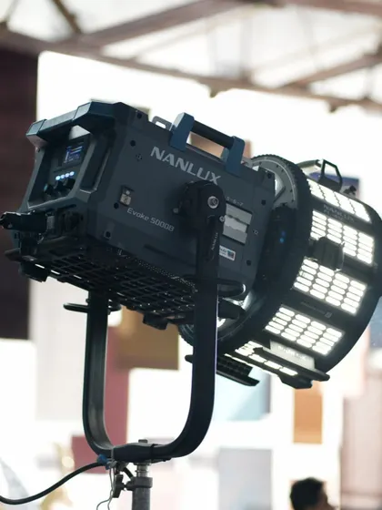 Another shot of the Evoke 5000B, a groundbreaking fixture that is leading the transition to LED lighting in cinema.