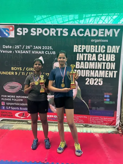 Our U-15 girls finalists from the Republic Day tournament. Congratulations on reaching the final and playing a great game.