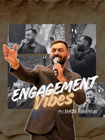 Part 1 of the Engagement Vibes. This collage captures the dynamic energy I bring to pre-wedding functions, setting the stage for a memorable celebration.