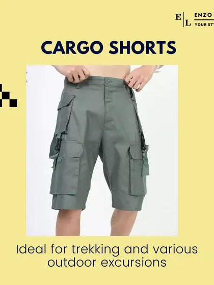 For trekking and other outdoor excursions, cargo shorts are unbeatable. Their durability and extra pockets provide the functionality you need without sacrificing a rugged, adventurous style.