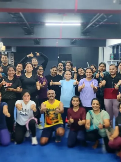 Our Indiranagar members give a thumbs-up, celebrating our newly renovated facility. A positive and energetic community is what makes our gym a special place to train.