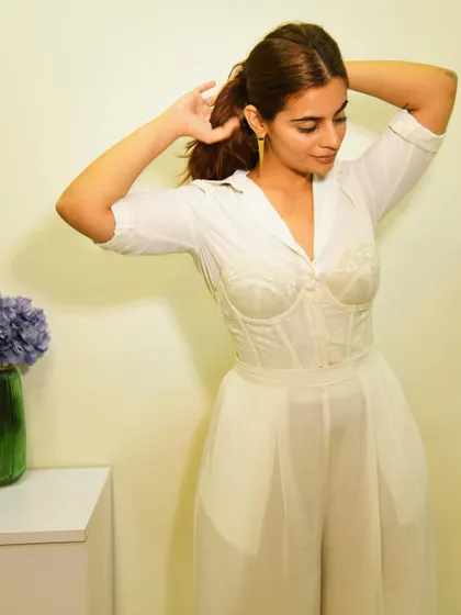 Getting my hair ready. Even the small moments of getting ready can be acts of self-care.