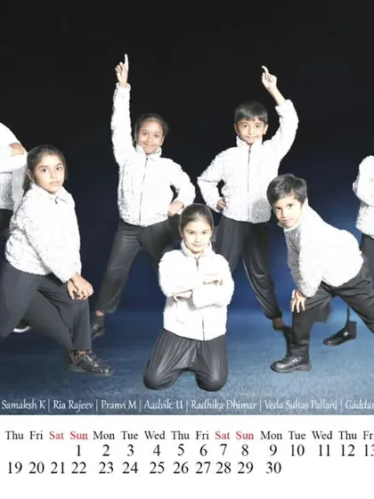 Our young Freestyle dancers showing their confidence and individual style for our 2025 calendar.