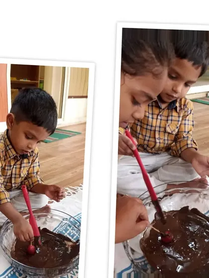 The process of making chocoberry bites, from smelling the ingredients to dipping strawberries in chocolate and enjoying the sweet result.