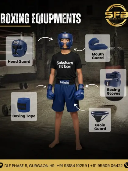 The right gear is essential for safety and performance. This guide shows the necessary boxing equipment, including head guards, mouth guards, gloves, and tape, to ensure you can train effectively.