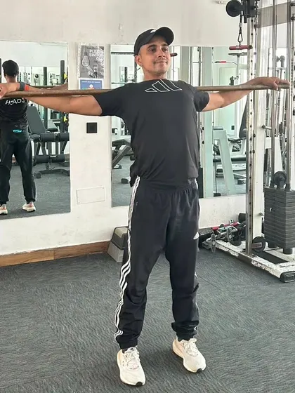 Shoulder mobility drills.