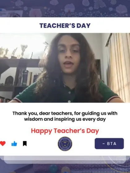 Another student shares their appreciation for their teachers. The bond between our students and instructors is fundamental to our supportive learning environment.