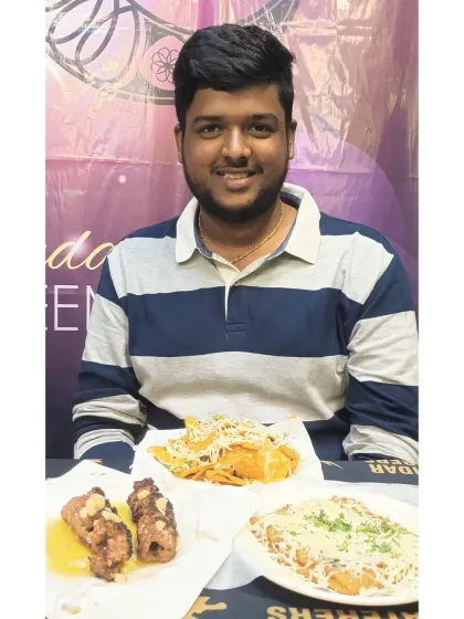 A satisfying meal for one, featuring our famous Butter Garlic Seekh and other delicious appetizers.