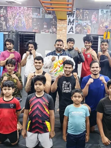 Get ready for summer. A group photo inviting new members to join our family and train with professionals.