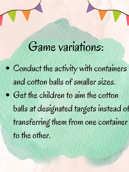 A fun game of transferring pom poms with a straw! This activity is a perfect mix of fine and gross motor skill development that improves hand-eye coordination and teaches patience.