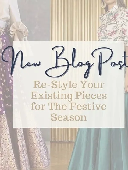 My new blog post is live. I share my tips on how to restyle your existing pieces for the festive season, helping you create fresh looks without buying a whole new wardrobe.