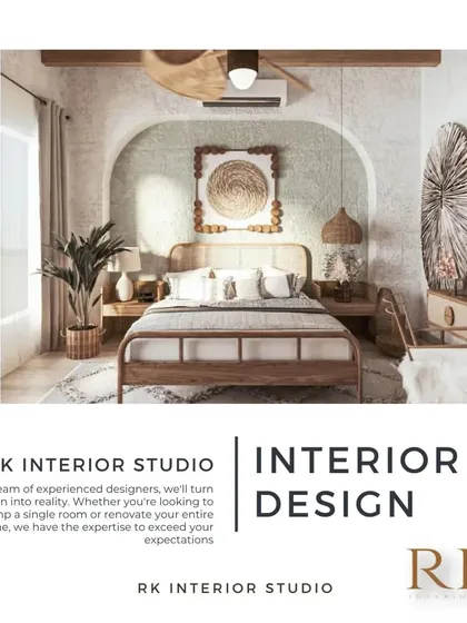 A promotional graphic for my interior design services, emphasizing my ability to turn a client's vision into reality.