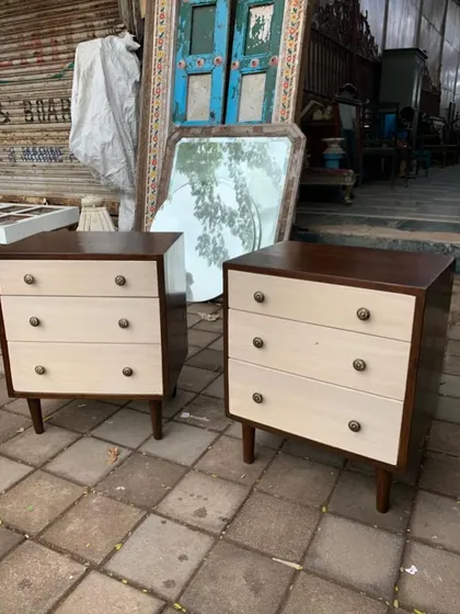 The pair of chests shown from a different angle.