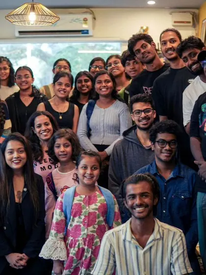 A group photo after an incredible vocal workshop. The sense of community and shared learning is what makes these sessions special.
