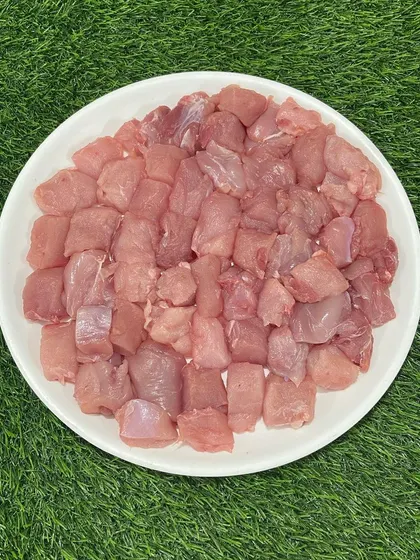 Rabbit Boneless is a fantastic novel protein for pets with allergies. I source and prepare it in-house, cutting it into convenient chunks.