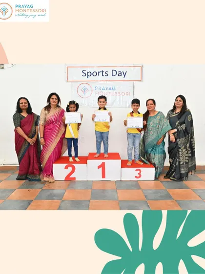 More proud winners from our JP Nagar Sports Day, showcasing their certificates.