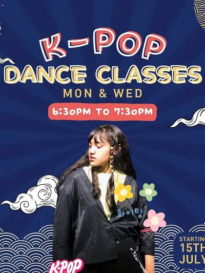 Another announcement for our popular K-Pop dance classes. Join us on Mondays and Wednesdays to learn the choreography to your favorite hits.