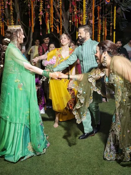 A beautiful moment between the bride and her sister during their duet. Sibling performances are a chance to celebrate a special bond through dance.