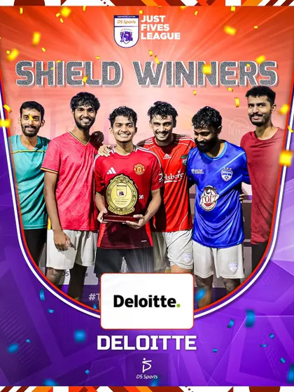 Deloitte, the Shield Winners of the J5LC Edition 2. The Shield competition gives all teams a chance at glory, and Deloitte proved their mettle.