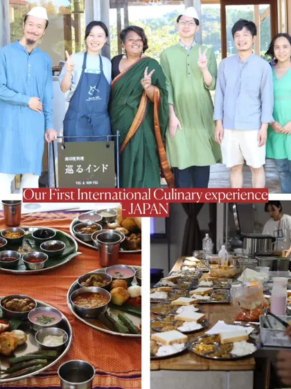 Taking the zhanzhaneet flavours of Maharashtra all the way to Japan was a dream come true. This collage captures moments from my first international culinary pop-up, sharing my food and culture with an amazing, food-loving crowd.