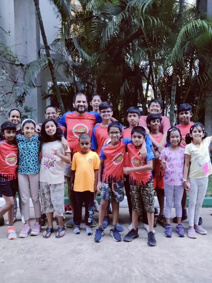 This is our BBR crew, a fantastic group of kids and parents who show up every Sunday for an energizing session. We are building a community around fitness, where families can get active and have fun together.