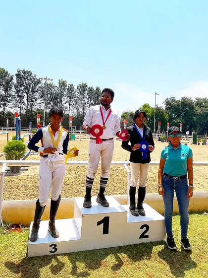 Another shot of our riders on the podium at EIRS. The joy of winning is even sweeter when shared with the team, coaches, and family who support us every step of the way.