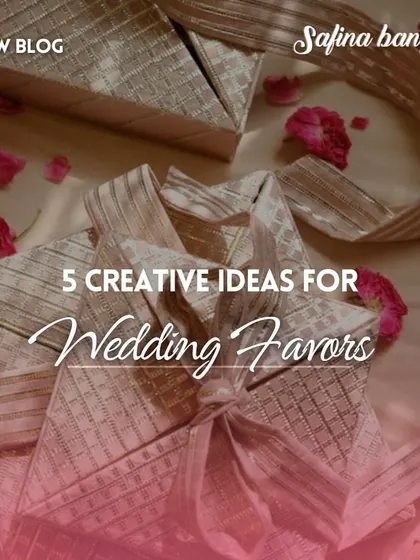 A duplicate of ID 129, this image serves as the title card for our blog on creative wedding favors.
