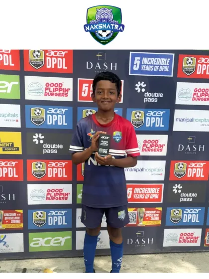 Congratulations to Karthik from our U-11 team, who was named Player of the Match for his fantastic performance in our 2-0 win.