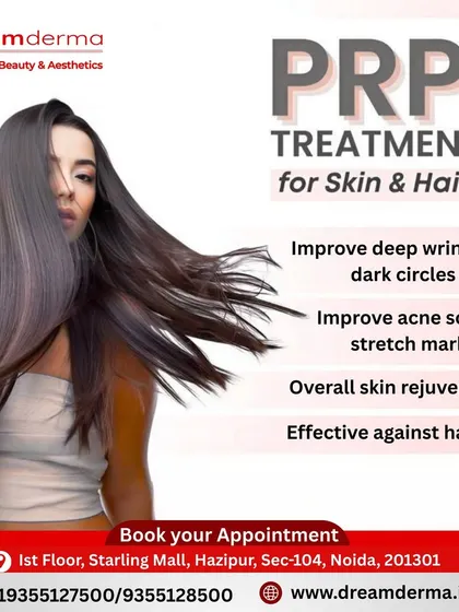 PRP therapy is a versatile treatment that benefits both skin and hair. For hair, it is highly effective against hair loss. This infographic outlines its dual benefits, making it a powerful tool for overall rejuvenation.